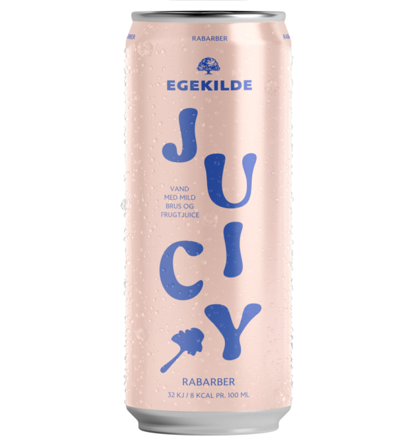 EGEKILDE juicy RABARBER 330ml Sleek Metal Can MD WET