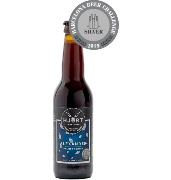 Hjort Beer Alexander 33 cl. flaske 24 stk.