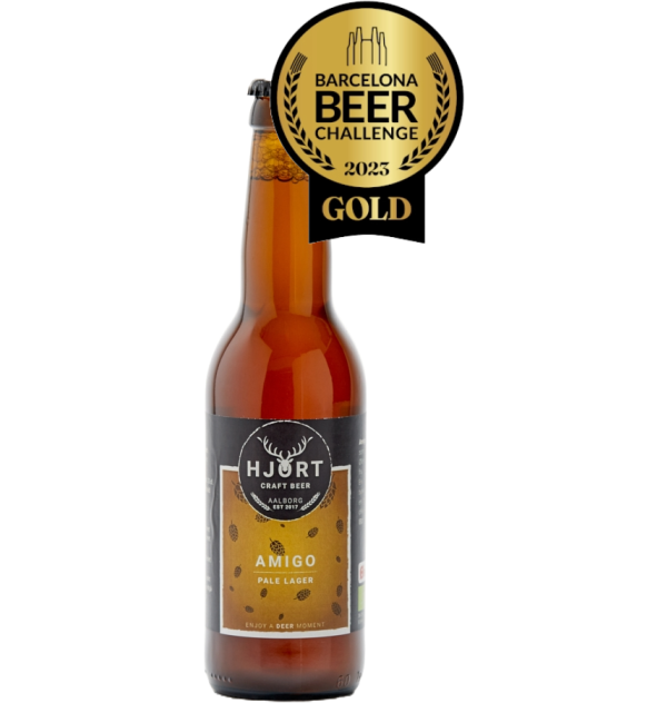 Hjort Beer Amigo 33 cl. flaske 24 stk.