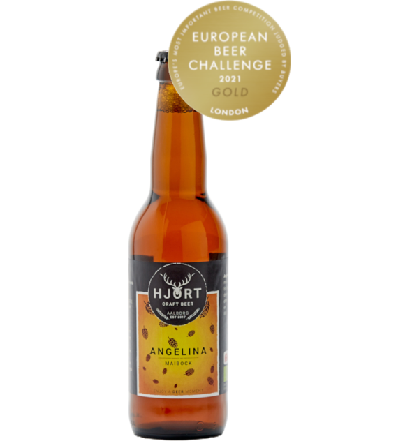 Hjort Beer Angelina 33 cl. flaske 24 stk.