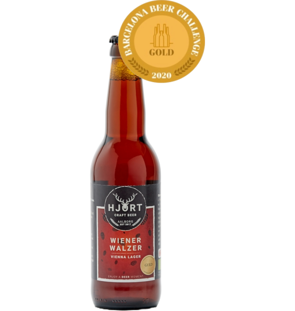 Hjort Beer Wiener Walzer 33 cl. flaske 24 stk.